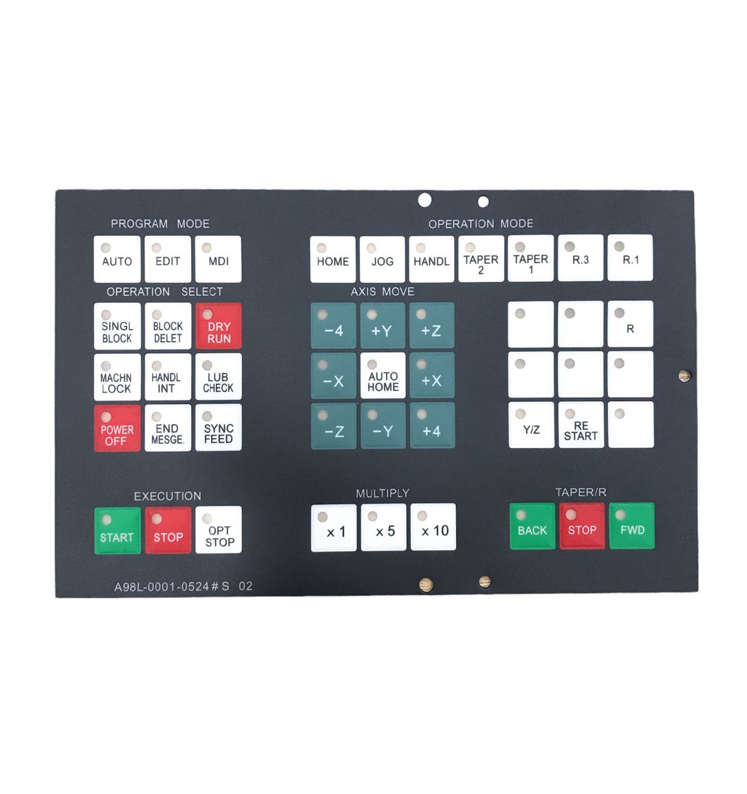 FANUC TUŞ MEBRANI  (A86L-0001-0524#S 02)