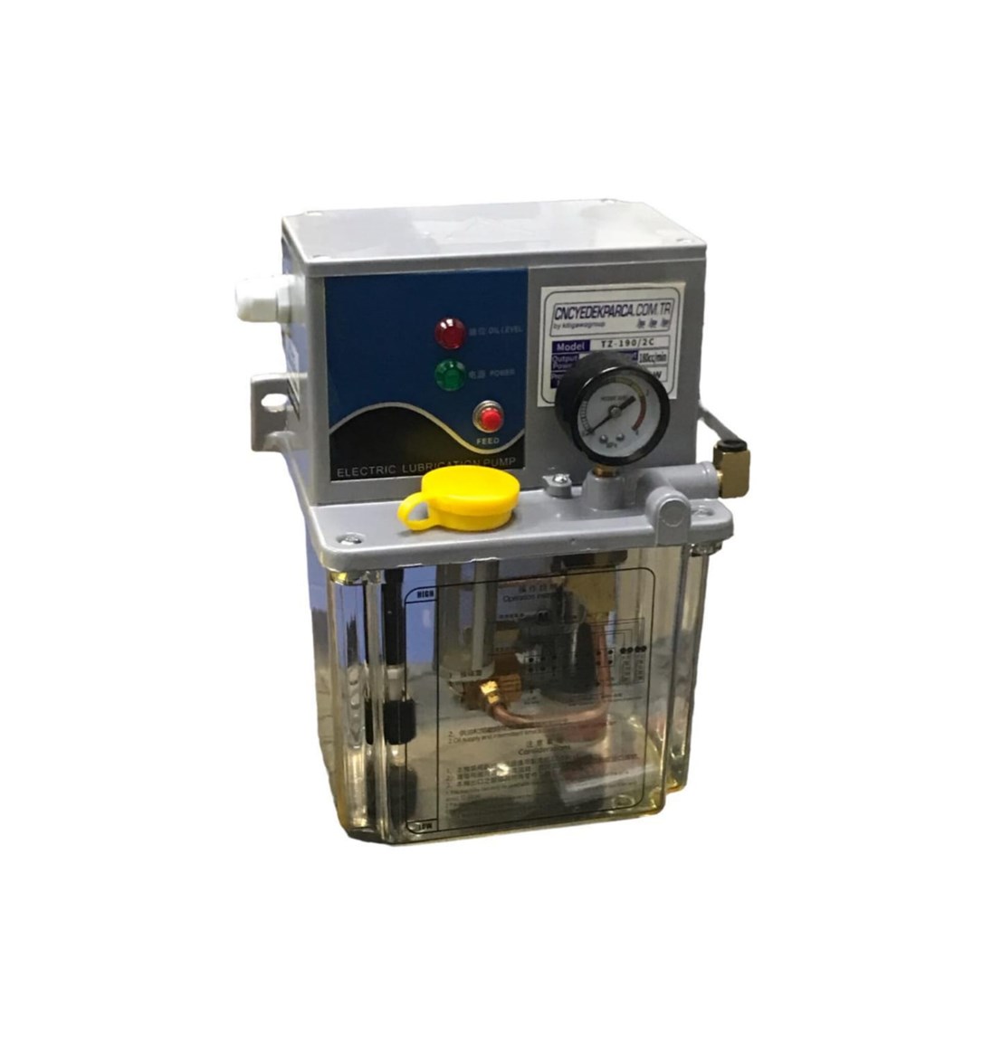 CNC YEDEK PARÇA EKRANSIZ YAĞLAMA TANKI 2L 220V